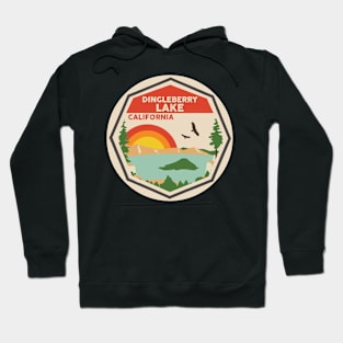 Dingleberry Lake California Colorful Hoodie